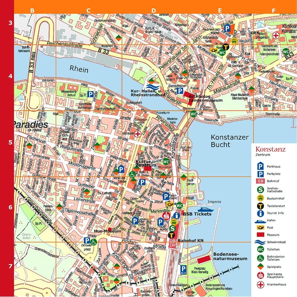 turistická mapa mníchov nemecko