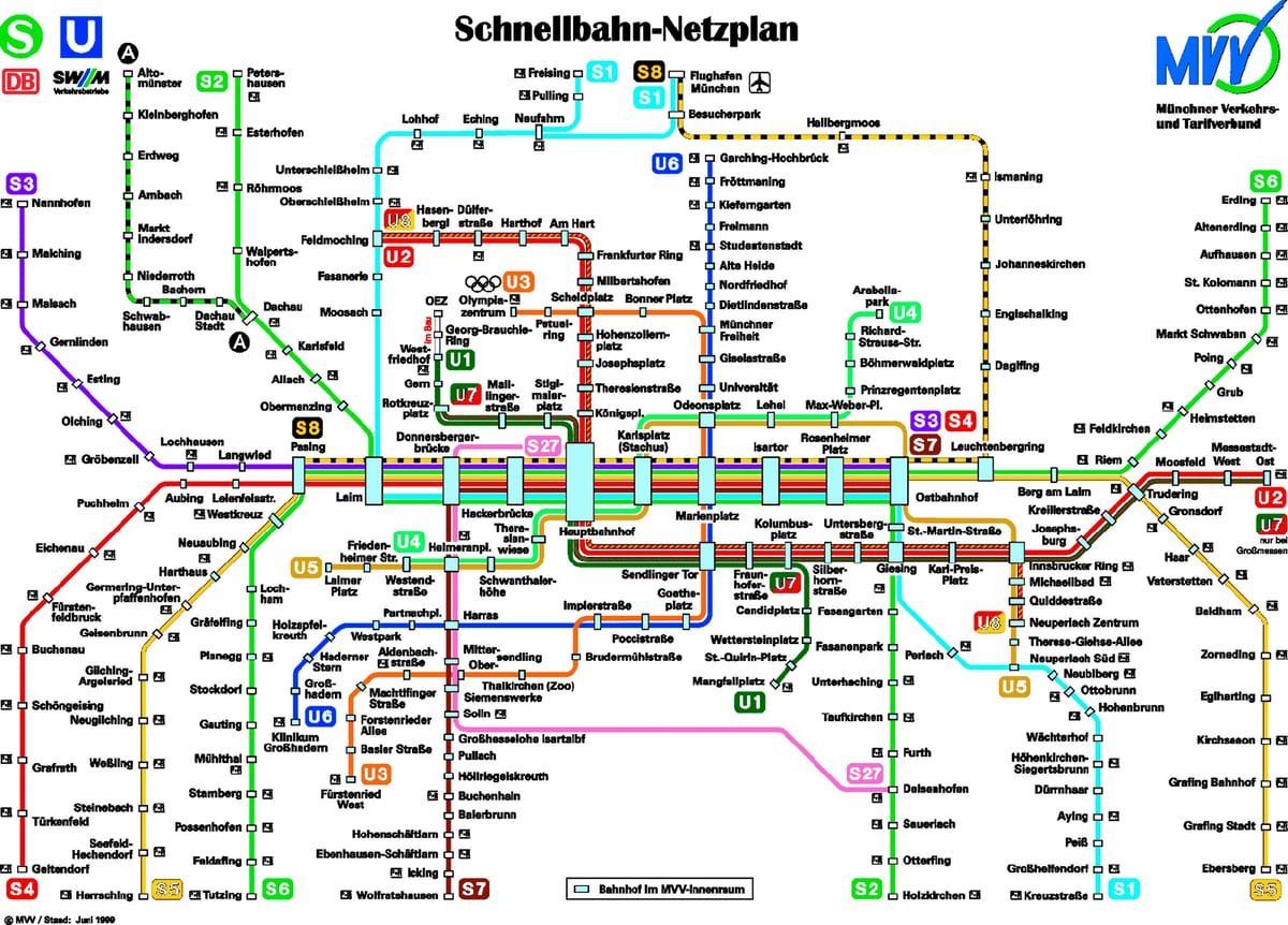 Mapu mníchov metro