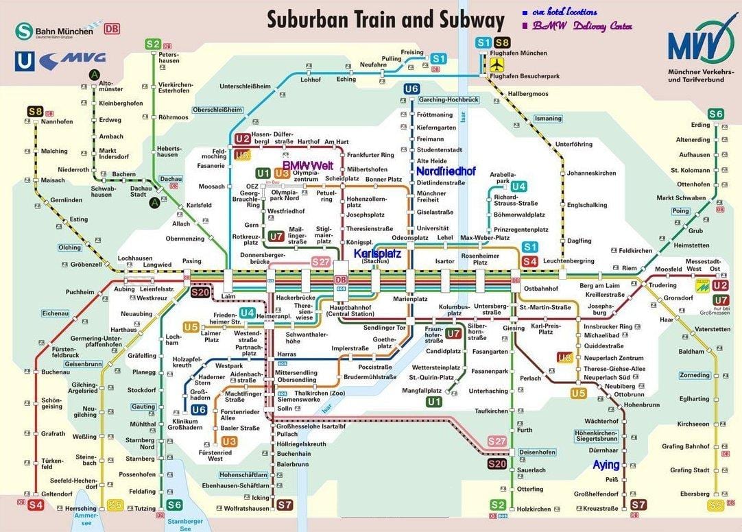 muenchen s bahn mapu