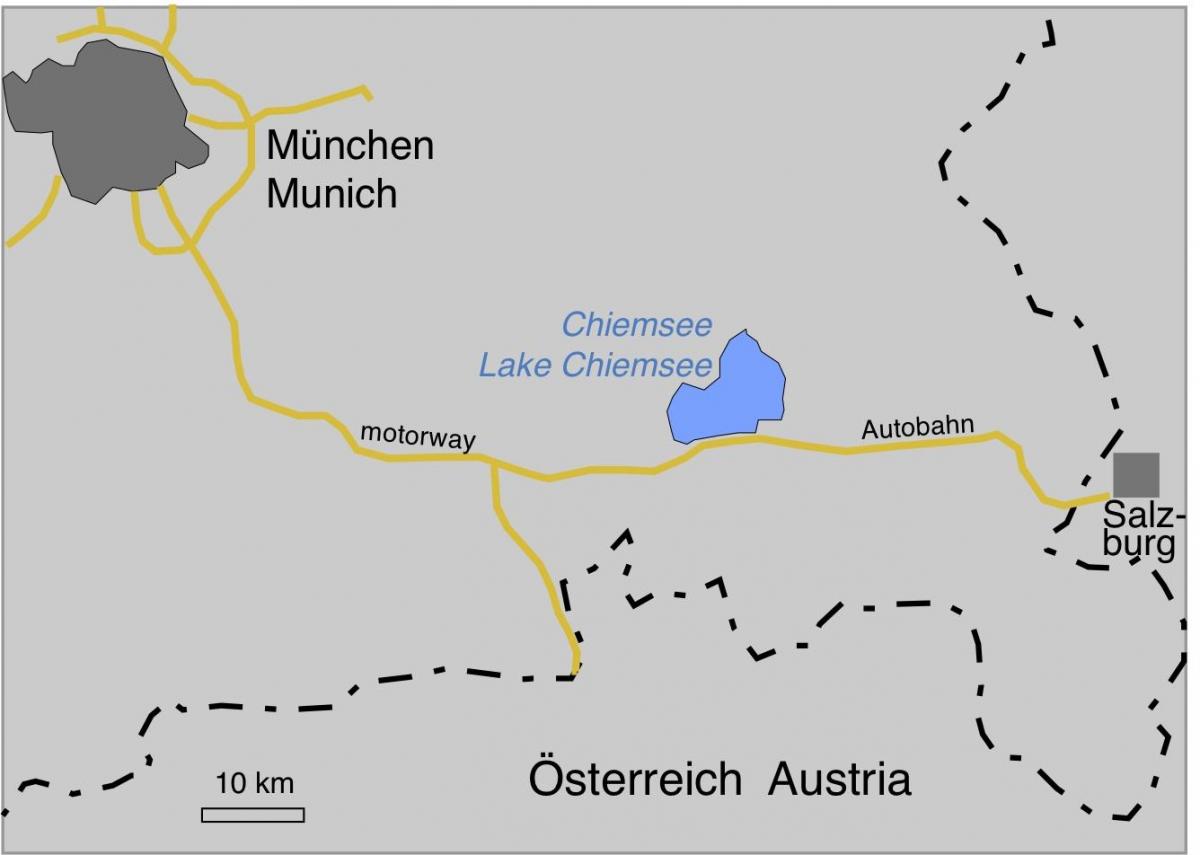 Mapa ofmunich jazier 