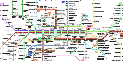 Mapu mníchov metro