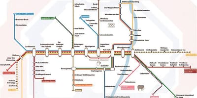 Mapu mníchov pivné záhrada