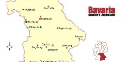 Mníchov nemecko mapu