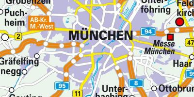 Mníchov centre mapu